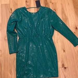 Baltic Born Green Sequin Dress